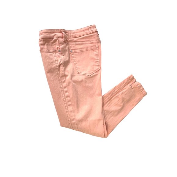 ANTHROPOLOGIE PILCRO and the Letterpress Peach Jeans Size 28 - Picture 11 of 11